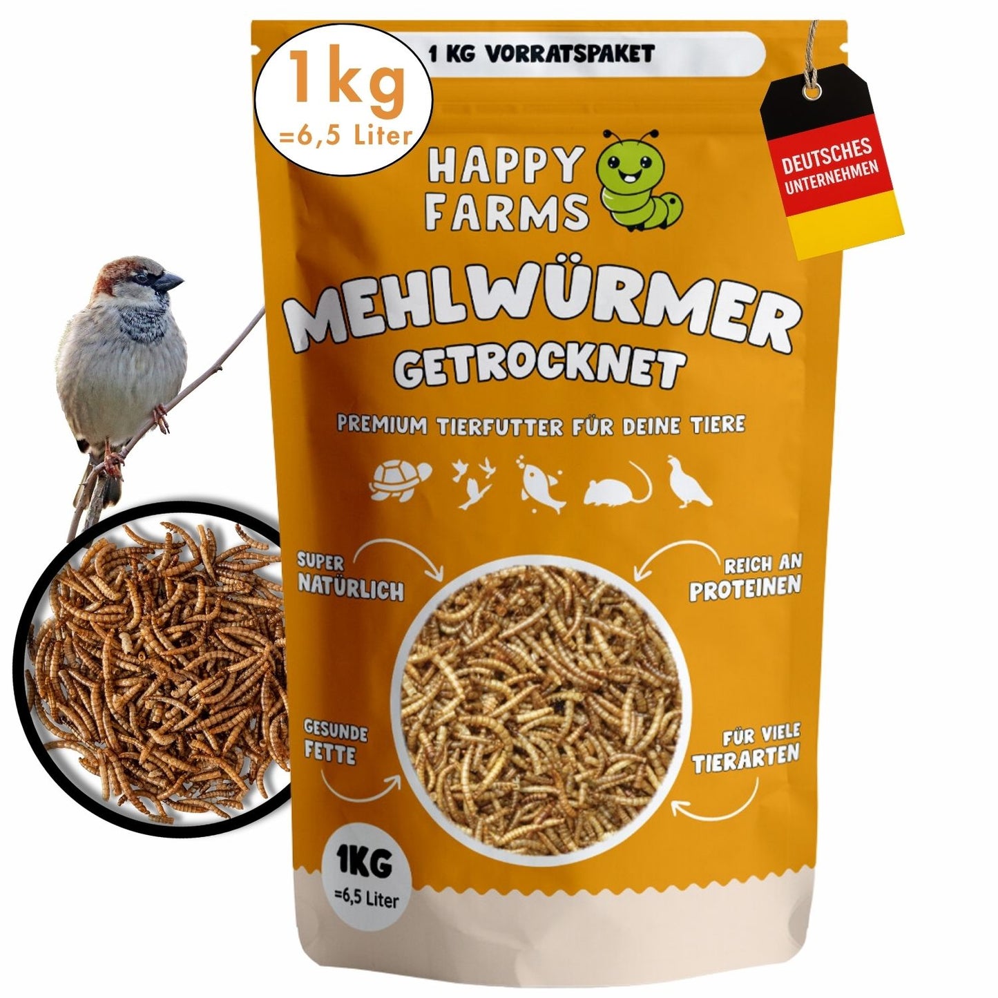 Mehlwürmer getrocknet (FR)