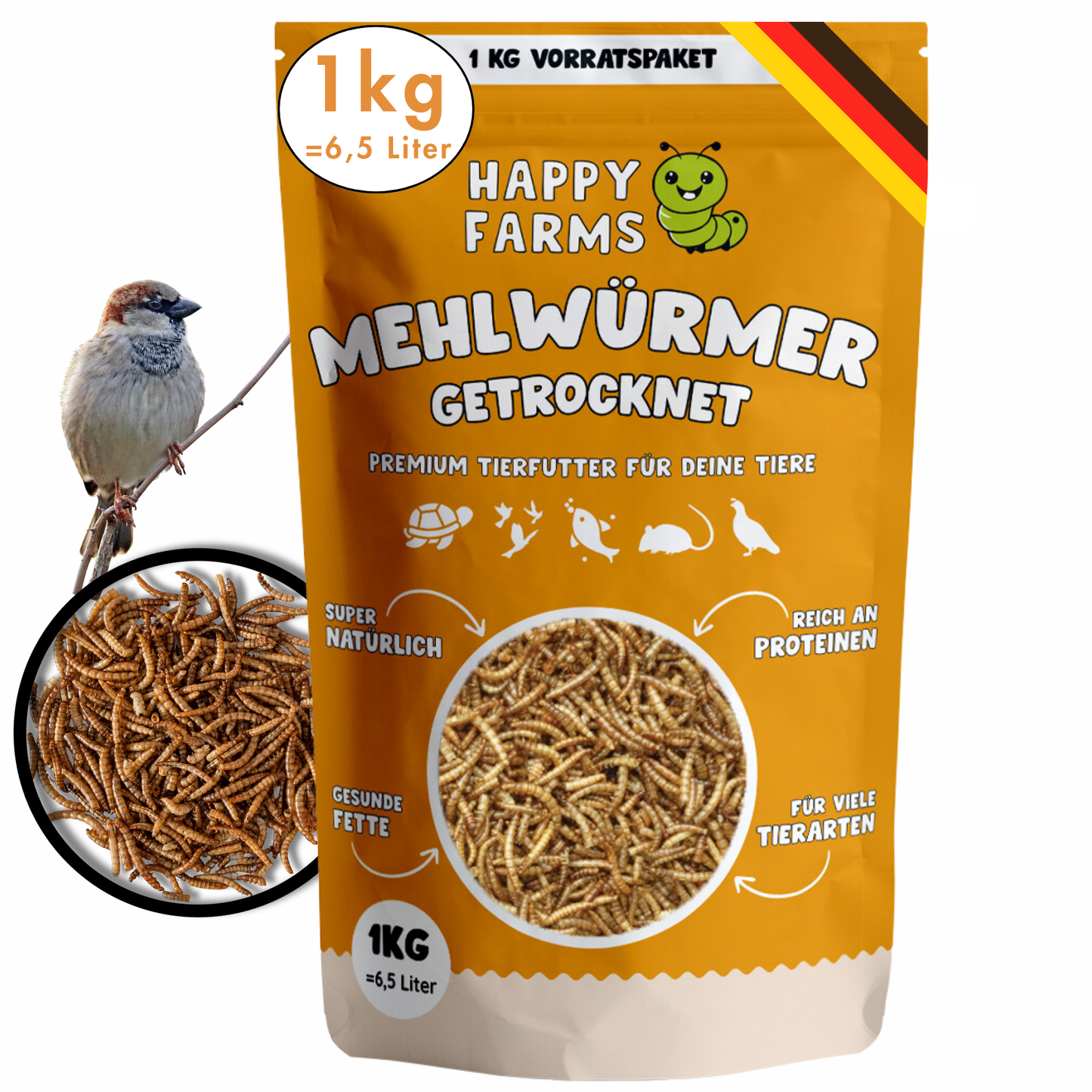 Mehlwürmer getrocknet (France)